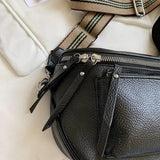 Vintage Leather Crossbody Shoulder Bag