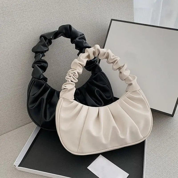 Pleated Cloud Handbags