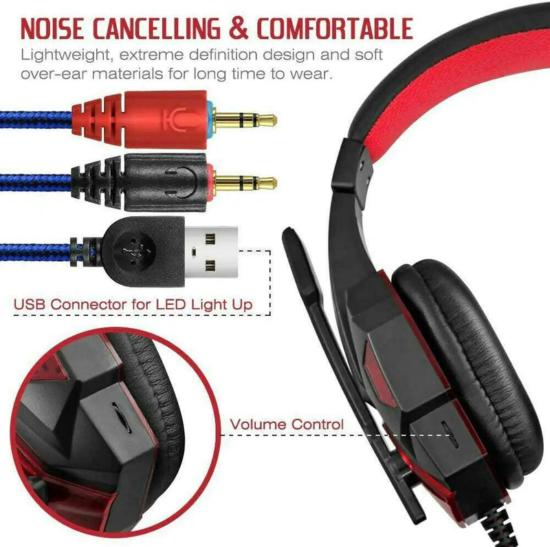 3.5mm Gaming Headset with Mic - The Next Door Neighbor 