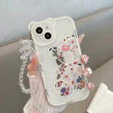 3D Bear Bracelet Soft Silicone Phone Case - The Next Door Neighbor 