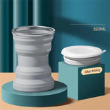 Silicone Retractable Cup With Lid - The Next Door Neighbor 