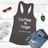 Tank Top "Coffee & Yoga"