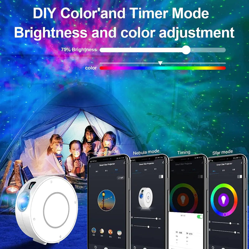 Smart Galaxy Projector: Colorful Starry Sky - The Next Door Neighbor 