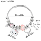 Hello Kitty Crystal Bead Bracelet