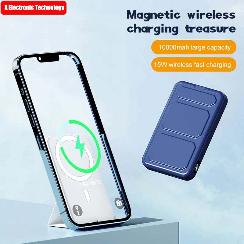 Magnetic Power Bank with Stand