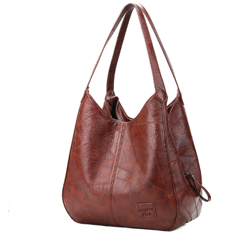 Multiple Compartment Vintage Hand Bag