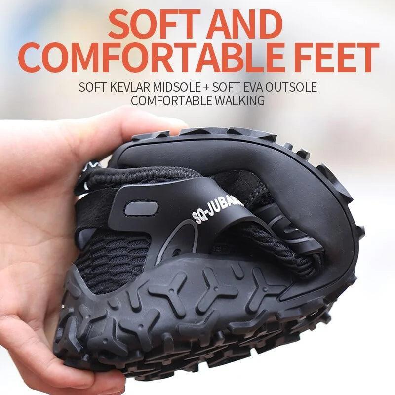 Anti-collision Steel Toe Breathable Safety Shoes - The Next Door Neighbor 