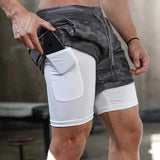 Gym Workout Shorts With Phone Pocket - The Next Door Neighbor 