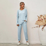 Fashion Casual Solid Sleepwear Set - The Next Door Neighbor 