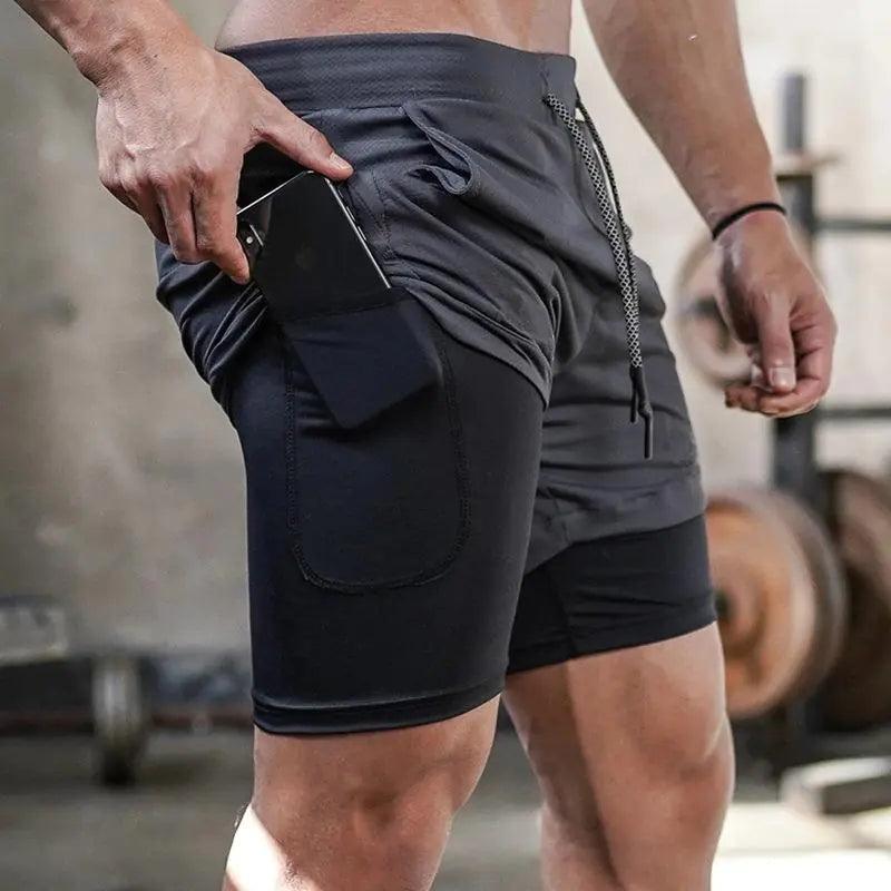 Gym Workout Shorts With Phone Pocket - The Next Door Neighbor 