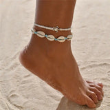 Modyle Bohemian Shell Starfish Anklets