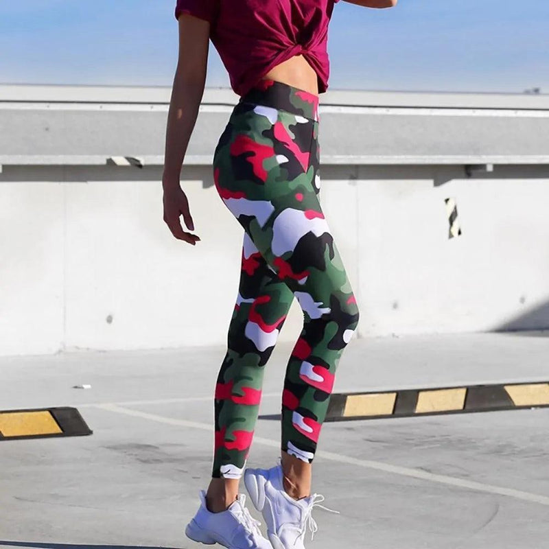 Camouflage Workout Leggings - The Next Door Neighbor 