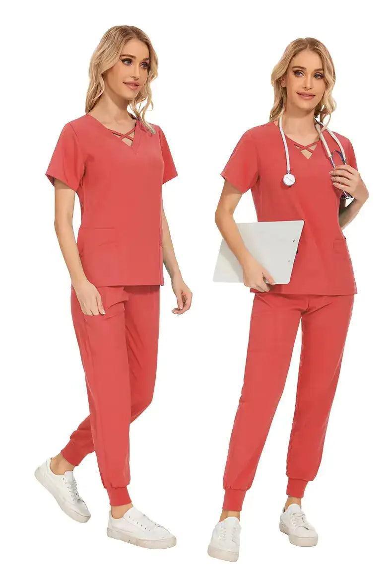 Women Stretch Slim Fit Scrubs