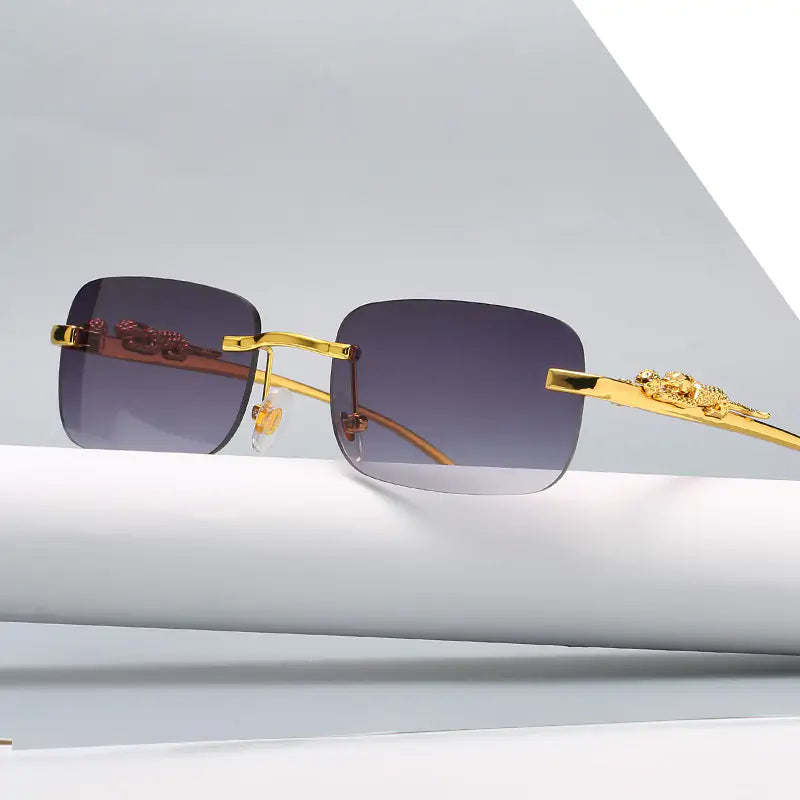 Rimless Square Sunglasses - The Next Door Neighbor 