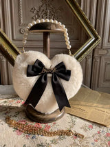 Coquette Plush Heart Handbag - The Next Door Neighbor 