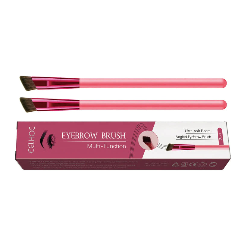 Precision Angled Eyebrow Brush Set - The Next Door Neighbor 