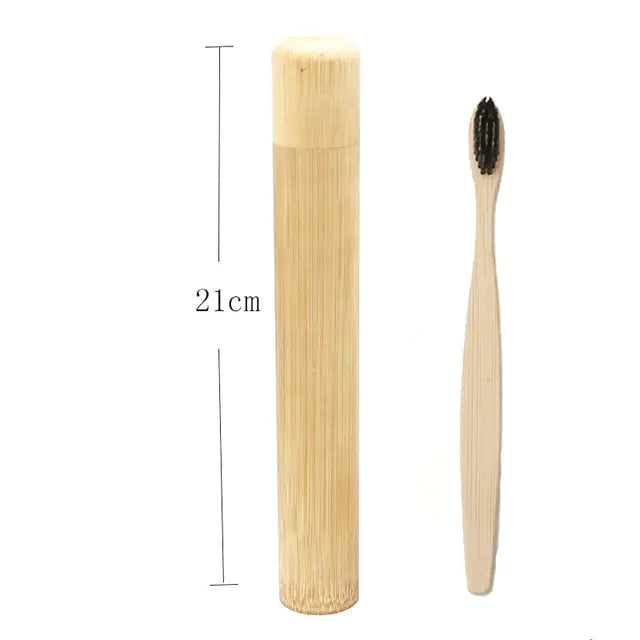 Bamboo Toothbrush Set - The Next Door Neighbor 