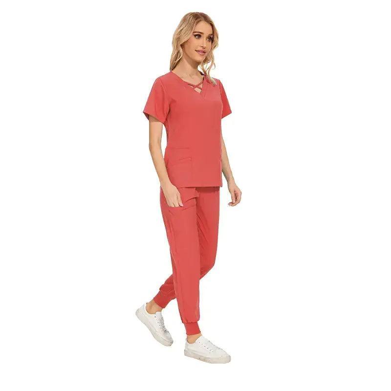 Women Stretch Slim Fit Scrubs