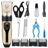 Rechargeable Pet Hair Clipper Grooming Set