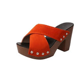 Square Platform Summer Sandals - The Next Door Neighbor 