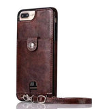 Cross Body Leather Wallet Phone Case - The Next Door Neighbor 