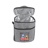 Biggdesign Insulated Lunch Bag, Cats Gray