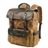 Durable Stylish Waxed Canvas Backpack