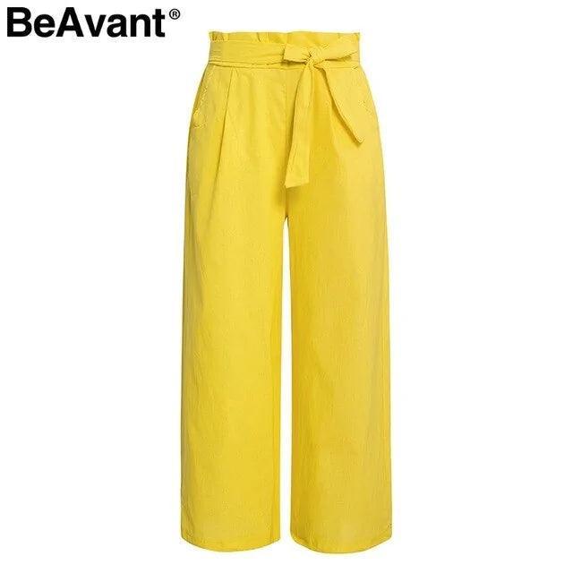 Casual Cotton Linen Summer Pants