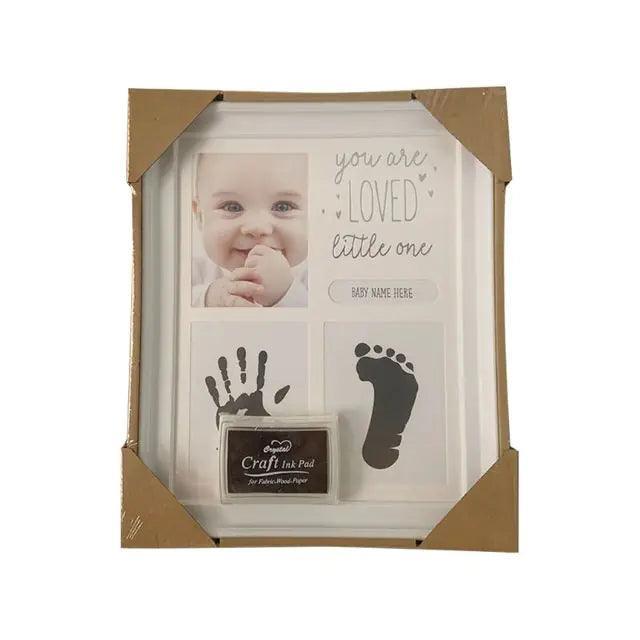 Baby Handprint and Footprint Frame - The Next Door Neighbor 