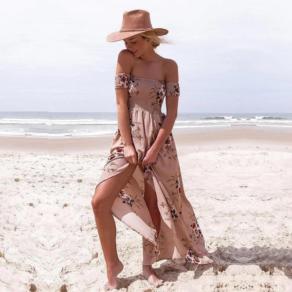 Bohemian Floral Maxi Dress