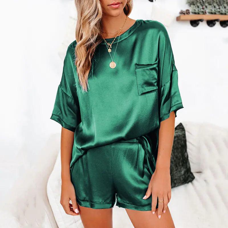 Satin Pajamas Set