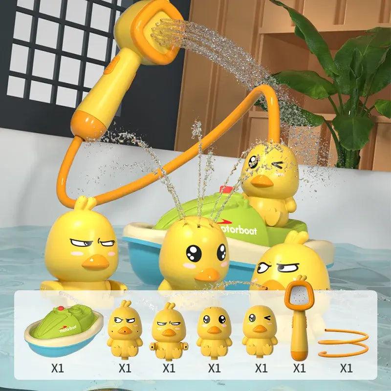 Electric Duck Sprayer Bath Toy Set - The Next Door Neighbor 