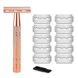 Rose Gold Double Edge Safety Razor - The Next Door Neighbor 