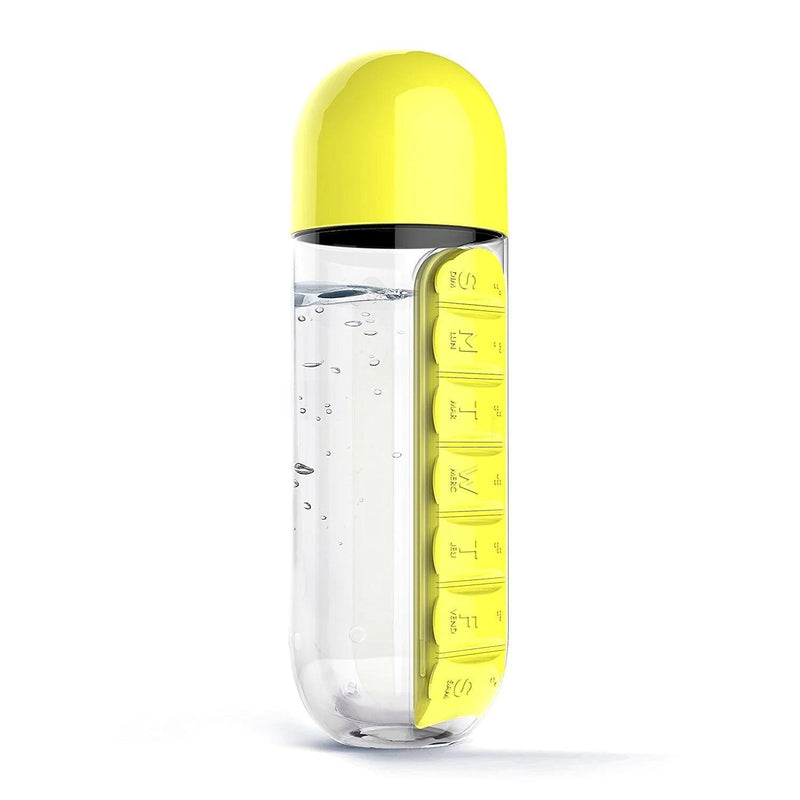 Water Bottle with Medication Compartment - The Next Door Neighbor 