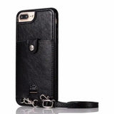 Cross Body Leather Wallet Phone Case - The Next Door Neighbor 