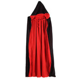 Reversible Red and Black Vampire Cloak