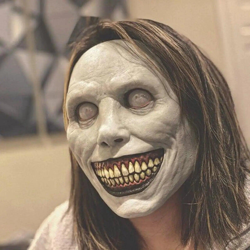 White-Eyed Demon Smiling Mask