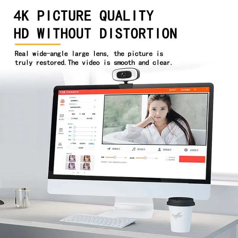 4K Mini HD Webcam - The Next Door Neighbor 