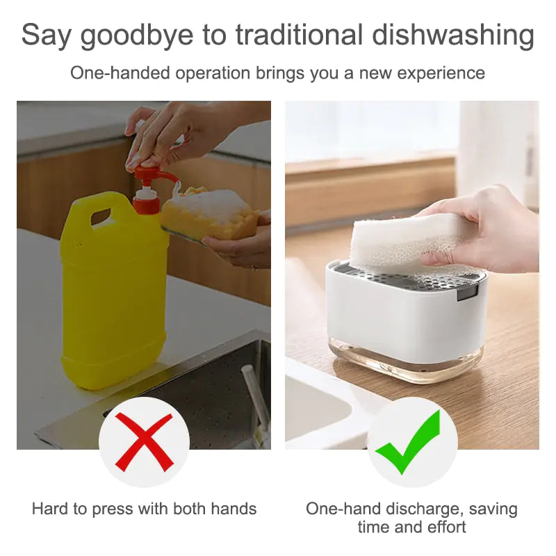 2in1 Dish Soap Dispenser