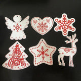 Christmas Wood Ornaments - The Next Door Neighbor 