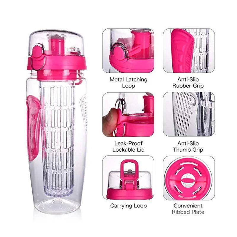 32 OZ Fruit Infuser Water Bottle - The Next Door Neighbor 