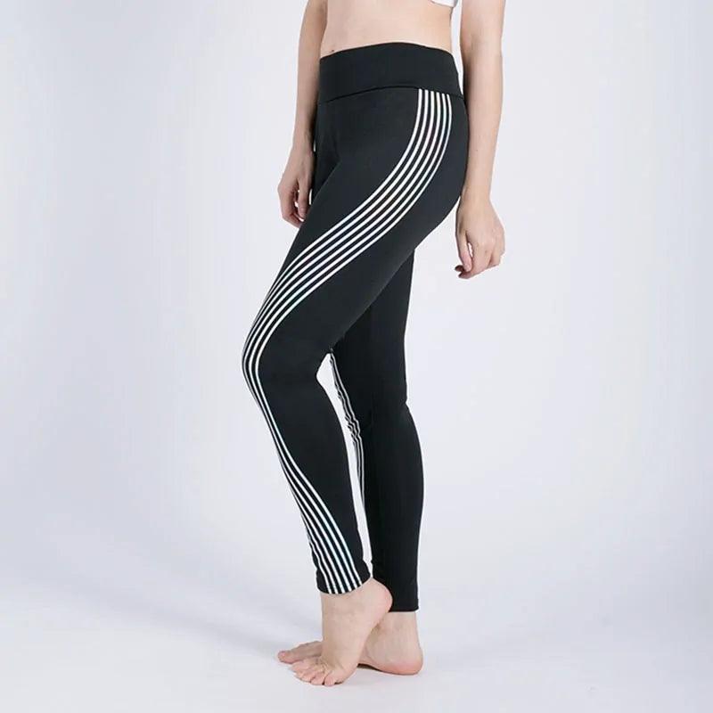 Kaminsky Elastic Shine Workout Pants - The Next Door Neighbor 