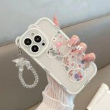 3D Bear Bracelet Soft Silicone Phone Case - The Next Door Neighbor 