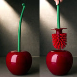 Cherry Shape Toilet Brush Holder Set - The Next Door Neighbor 