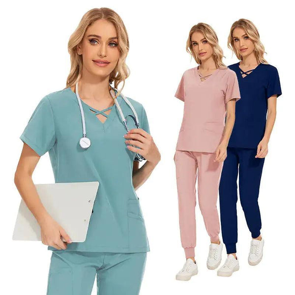 Women Stretch Slim Fit Scrubs