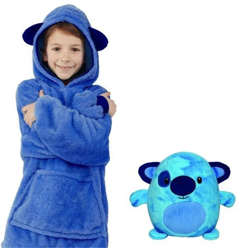 Children's Wearable Blanket Hoodie