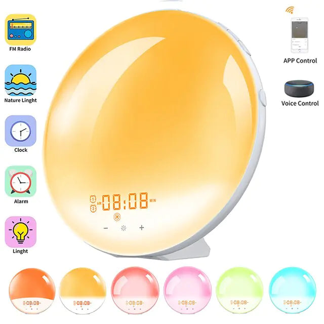 Smart Digital Sunrise Alarm Clock