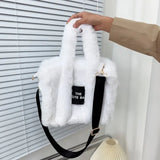 Designer Faux Fur Tote Bag - The Next Door Neighbor 