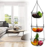 3-Tier Hanging Fruit Basket - The Next Door Neighbor 