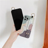 Artistic Wrist Strap Phone Case - The Next Door Neighbor 